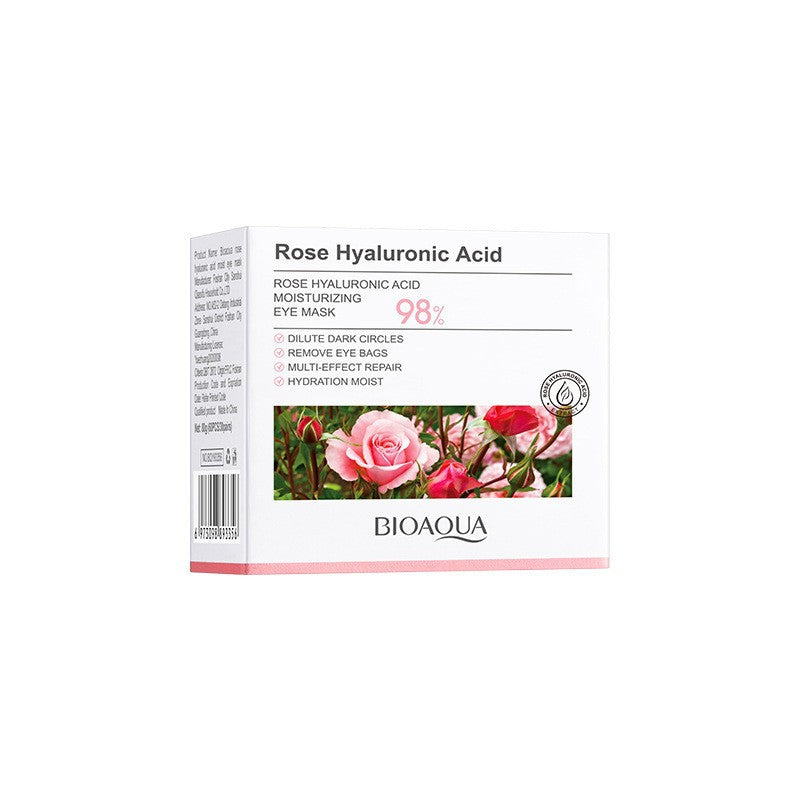 BIOAOUA Rose Hyaluronic Acid Moisturizing Eye Mask Hydrating and Moisturizing Eye Mask Wholesale