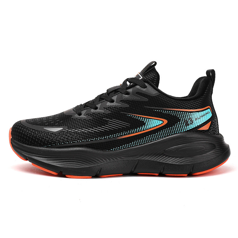 Large Size Leather Surface Fleece-Lined Thickened Warm Casual Sports Shoes Waterproof Non-Slip Cotton Shoes Real Explosive Carbon Plate Running Shoes