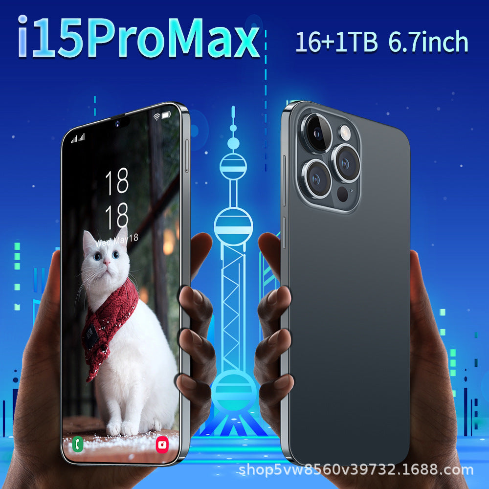 New Mobile Phone i15 Pro Max Smart All-in-One Device16+1T Large Memory Factory Direct Delivery