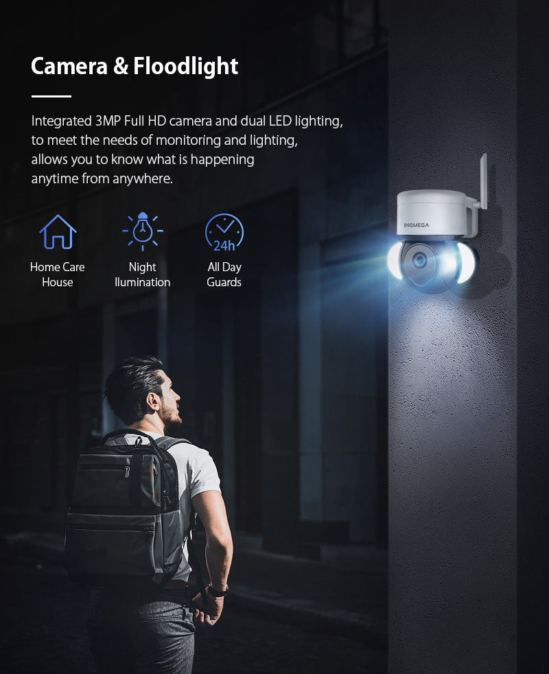 Factory Private Model TUYA Wireless Monitoring WiFi Surveillance Dome Camera HD3MP Graffiti Camera Recorder