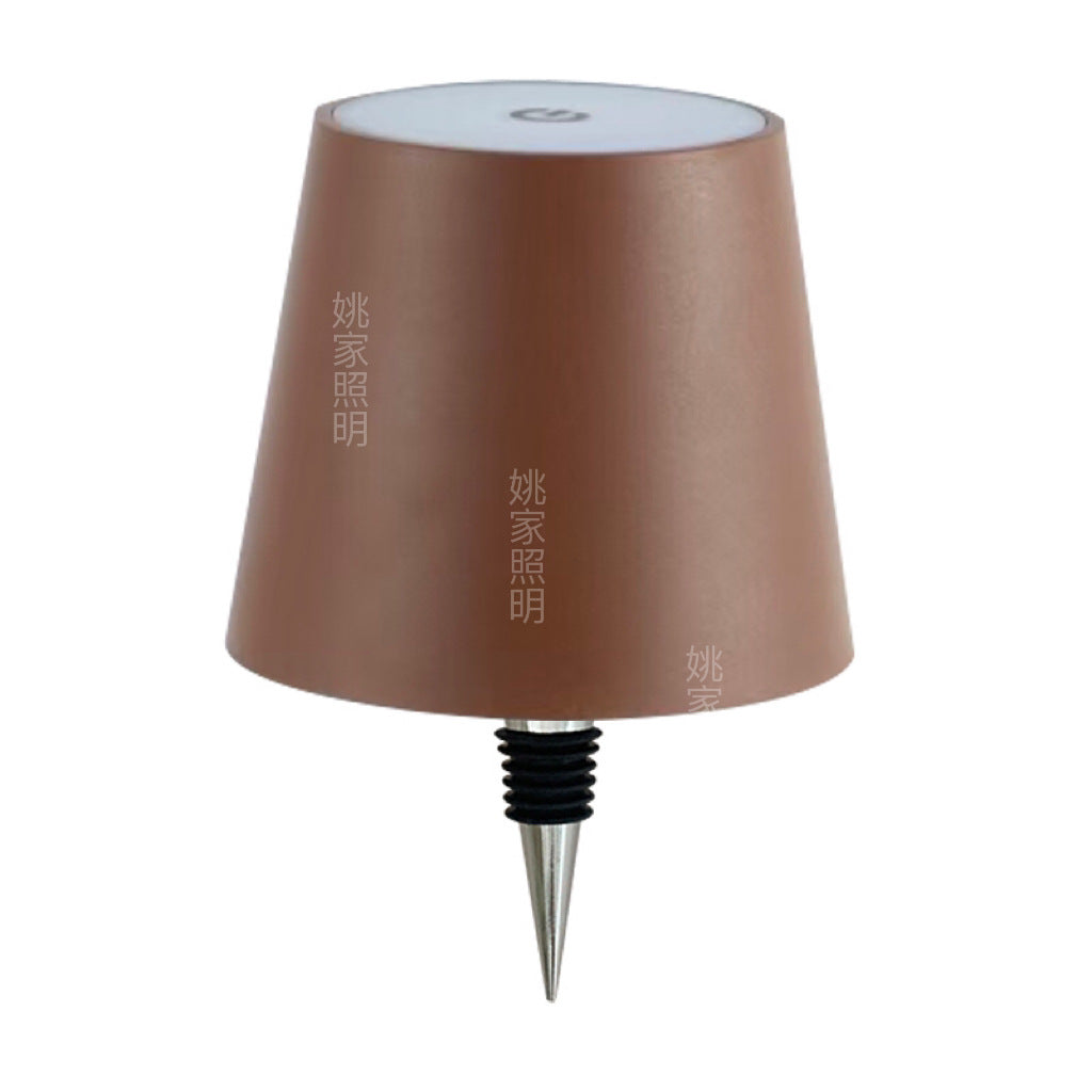 Wine Bottle Lamp High Stand Lamp Head Movable Detachable Portable Wine Head Lamp Rechargeable Night Light Restaurant Bar Night Light