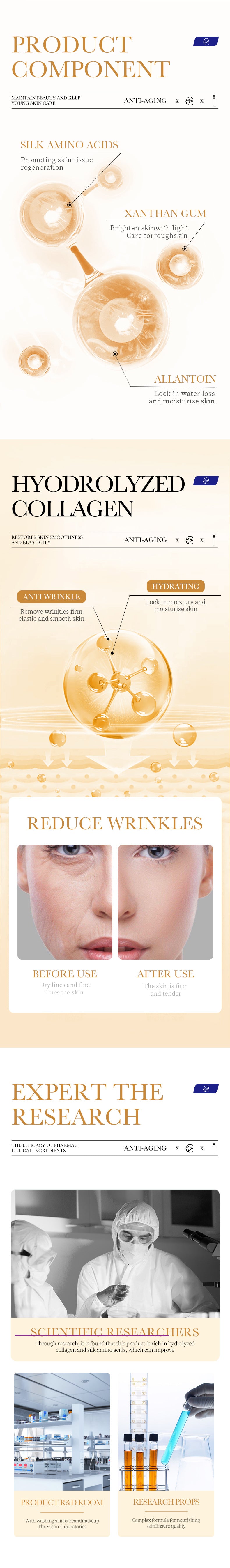 Collagen Lotion80mlSADOER Hydrating, moisturizing, refreshing essence lotion for  foreign trade wholesale