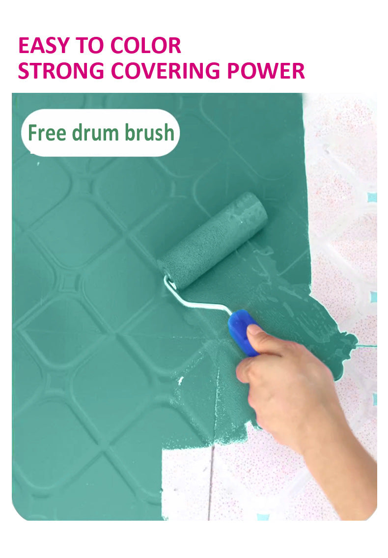 Water-Based Tile Paint Bathroom Floor Tile Color Change Renovation Coating Toilet Glass Wear-Resistant Waterproof Paint Matte