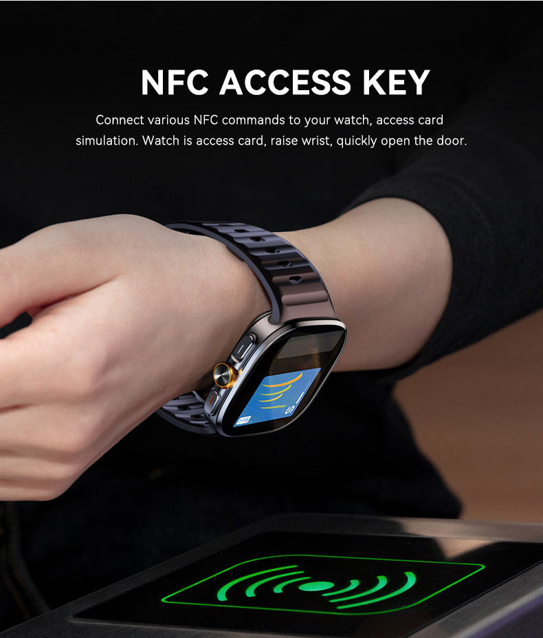 M99Smart Watch5G SIM Card Global Comm Google Store APP Download2.14inch Full Screen Touch Dual System