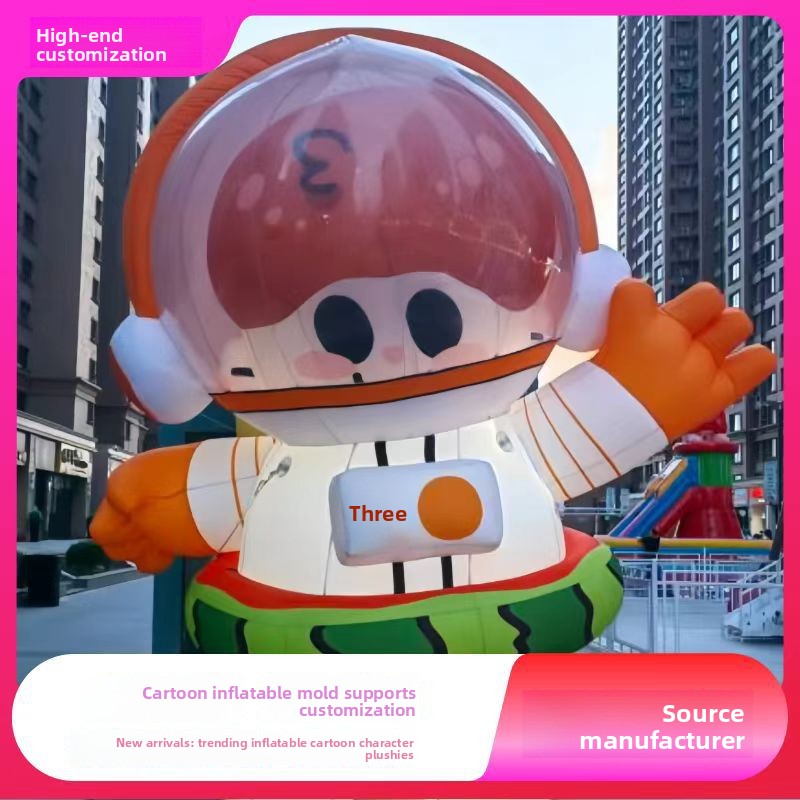 Inflatable Santa Claus Climbing Wall Doll Heart Flower Hot Air Balloon Store Opening Decoration Large Size