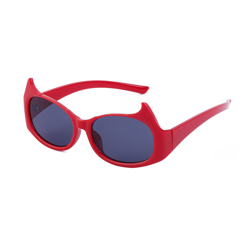 Personality Y2K Cat Eye Sunglasses Women's European and American New Trendy ins Street Style Sunglasses for Men Wholesale