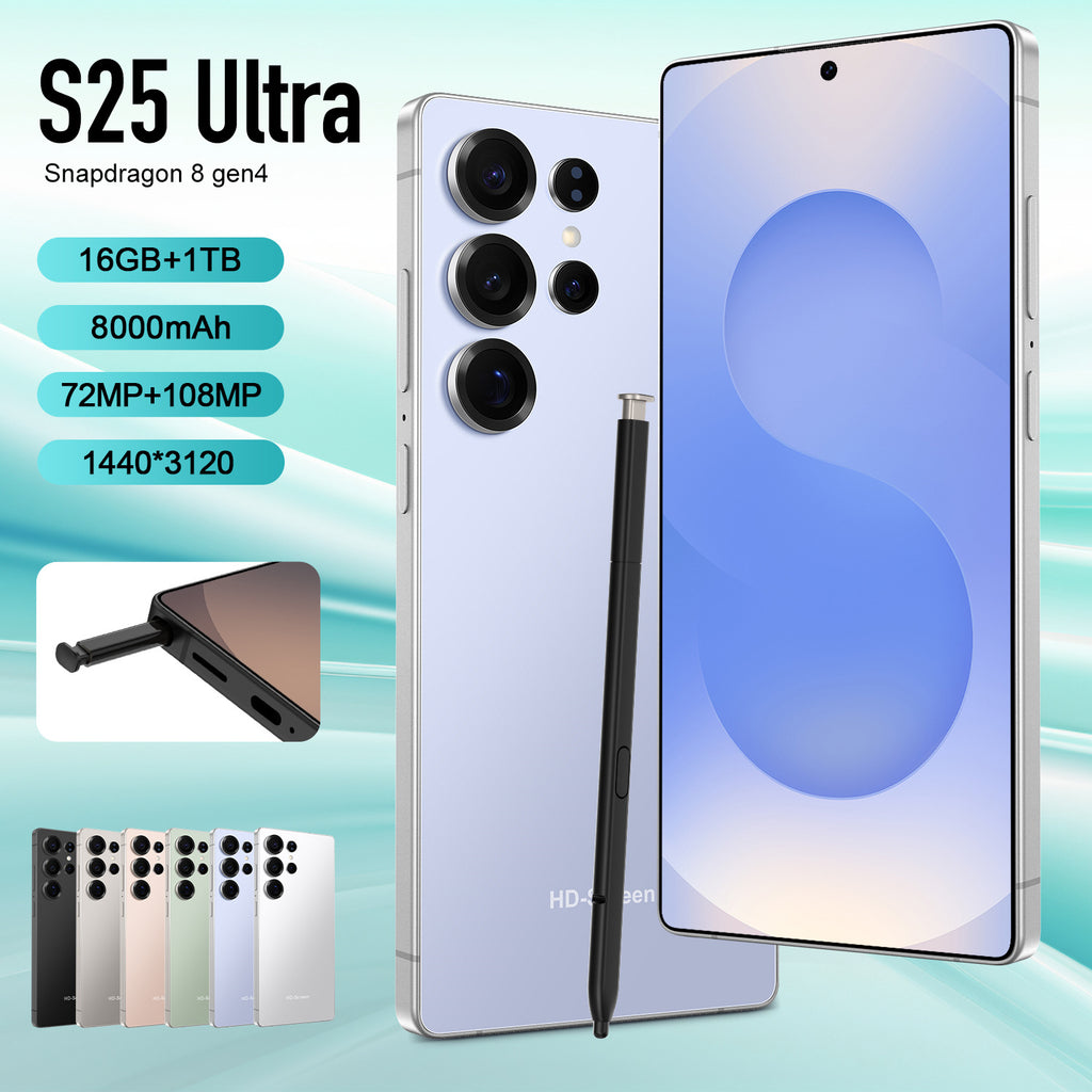 S25 Ultra Built-in stylus for mobile phones7.3inch Android smartphone16+1T Mobile Phone Source Manufacturer