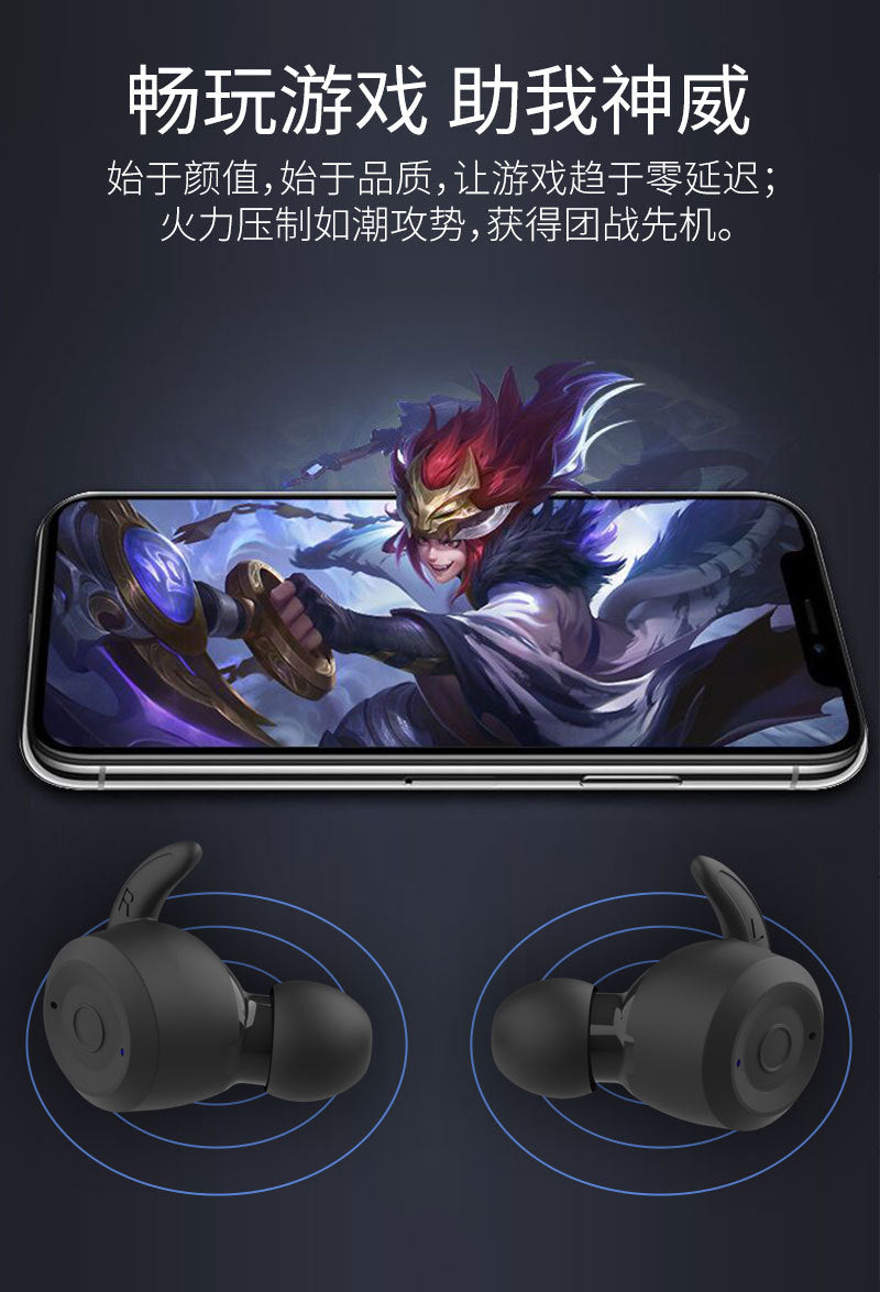 Hot-selling Wireless Bluetooth Earphones Long Battery Life High Sound Quality Over-ear Gaming Sports Headset