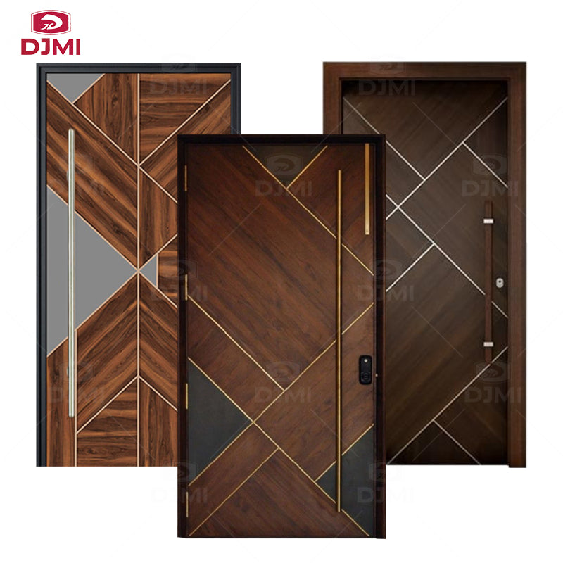 China Top Manufacturer Custom High Quality Bedroom Door Internal House Door Design Modern Interior Wooden Door