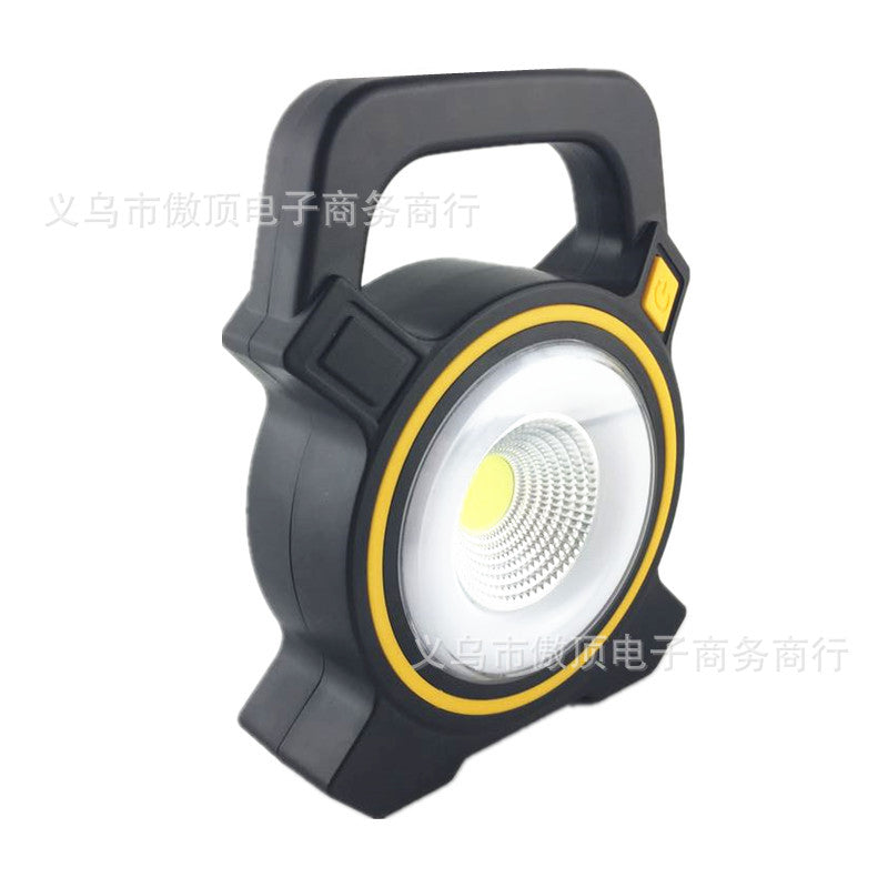 Multifunctional Solar Charging COB Super Bright Tent Light Outdoor Camping Lantern Emergency Light Work Light Searchlight