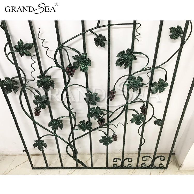 Beautiful French Iron Window Grill Design Customized Wholesale for Balcony