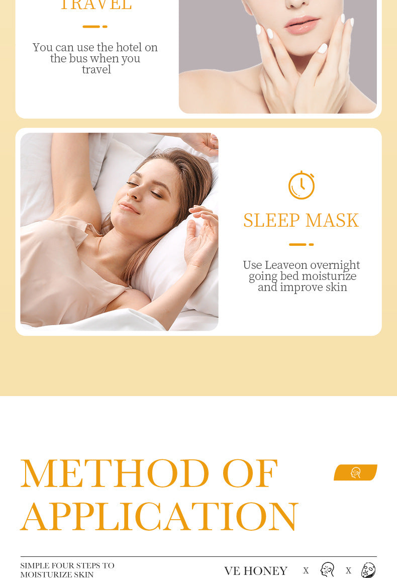 BIOAOUA Vitamin E Honey Mask Hydrating Moisturizing Repairing Brightening Mask Export  Wholesale