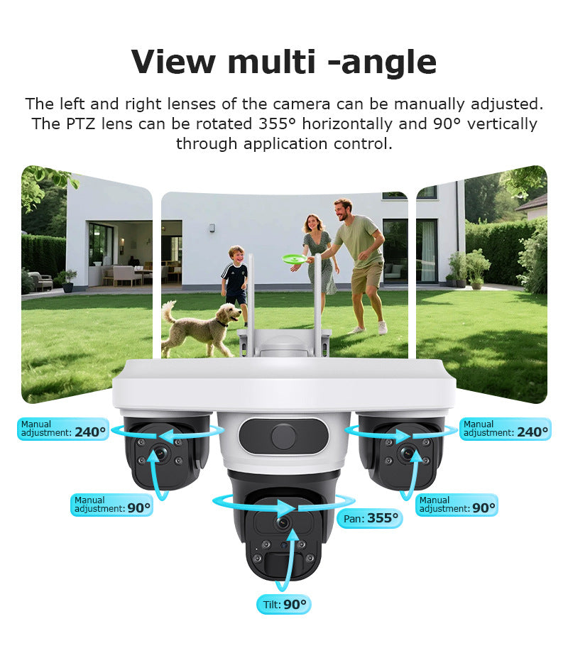 New Product AOV Solar Camera Trinocular Solar Camera9MP High Definition Full Color AOV Camera