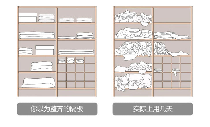 One Door to the Top Solid Wood Sliding Door Wardrobe Modern Simple Home Master Bedroom Sliding Door Large Wardrobe Cream Style