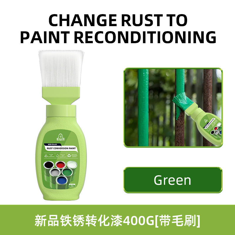 Water-based Anti-rust Paint Metal Paint Rust-free Rust Conversion Paint Color Steel Tile Renovation Rust Fixing Agent Multi-color Industrial Paint