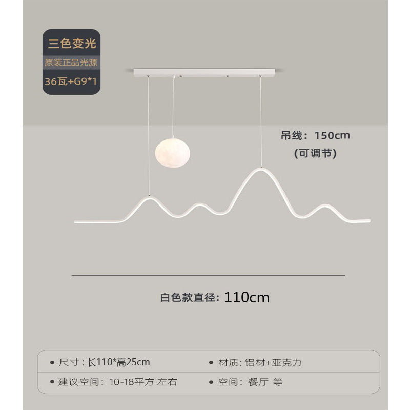Restaurant Pendant Light Luxury Lighting Modern Minimalist Dining Room Table Bar Nordic Minimalist Pendant Creative Designer