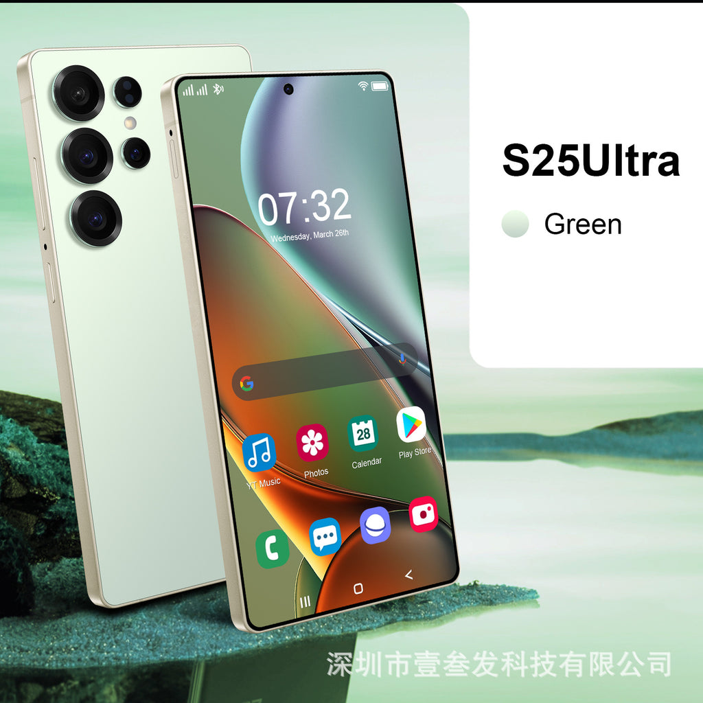 S25 Ultra Smartphone  4+64 High-end7.3Inch Large Screen Android12Source Factory