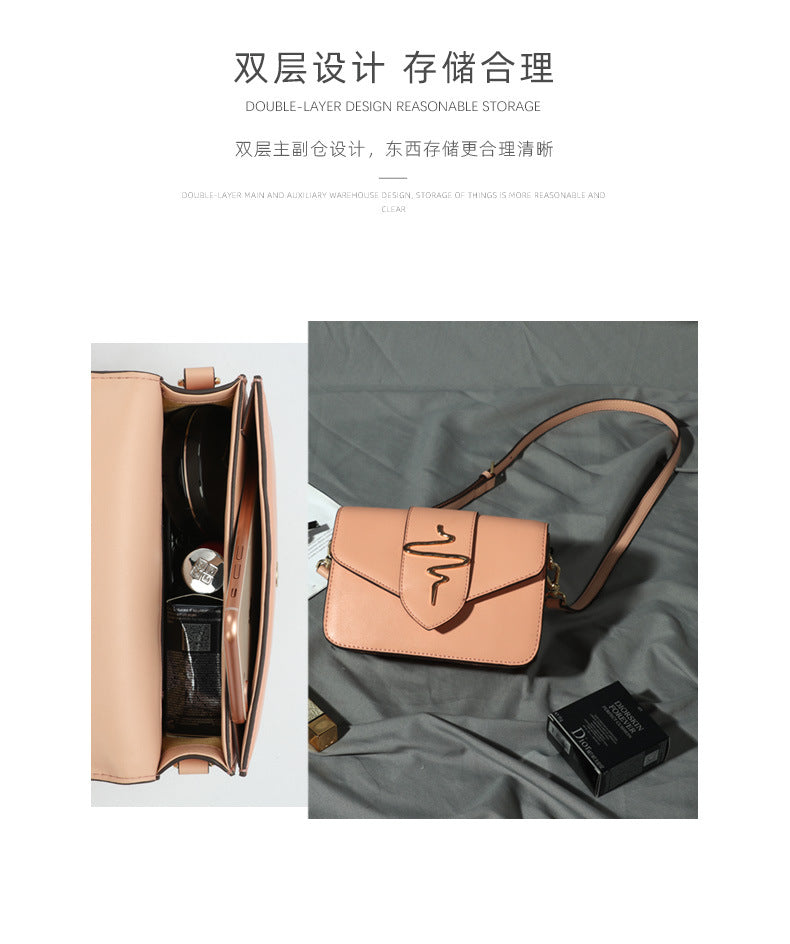 Summer Fashion Simple Versatile Large Capacity Single Shoulder Women's Bag Leather Crossbody Ladies Textured Small Square Bag In Stock Wholesale