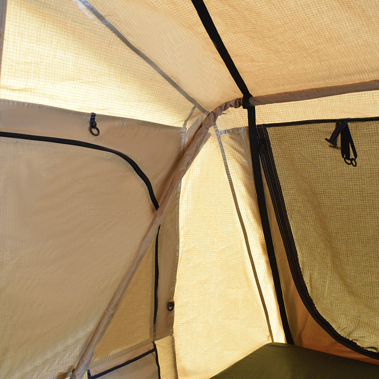 Outdoor Self-Driving Tour Soft Top Car Roof Tent Fully Automatic Quick Open SUV Aluminum Alloy Folding Tent