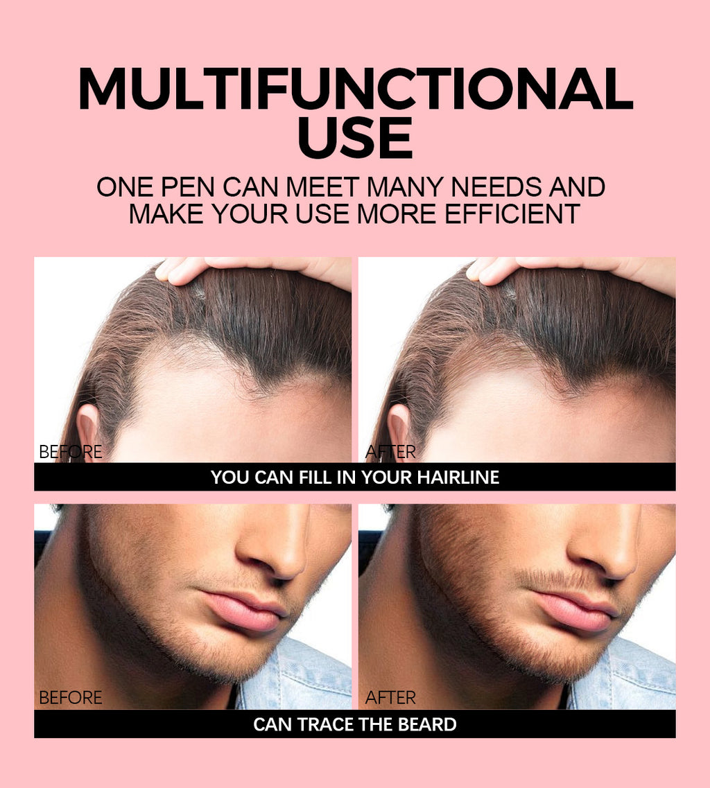 Four-Prong Eyebrow Pencil Wild Eyebrow Waterproof Smudge-Proof Four-Claw Split Liquid Eyebrow Pencil