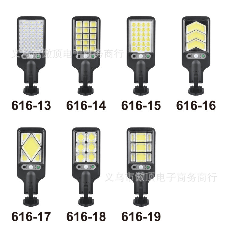 New Solar Street Light LED Outdoor lighting human body sensor garden light with remote control wall lamp Waterproof