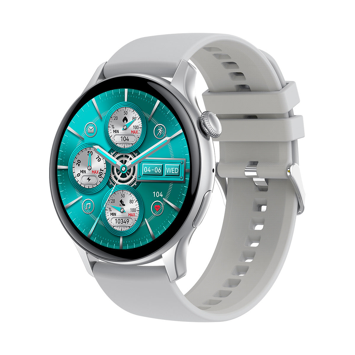 HK85Watch Bluetooth Call Heart Rate Monitoring Exercise Blood Oxygen Blood Pressure AMOLED Multi-Dial Switch Smart Health