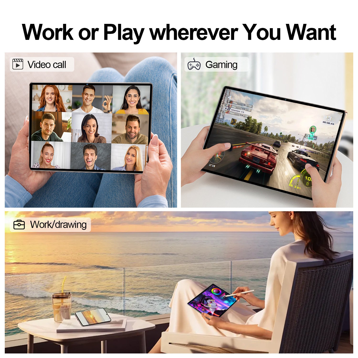 S25 Ultra Tablet Pc5G Plug-in Card Full Netcom Google Store APP Download Video Call Photo
