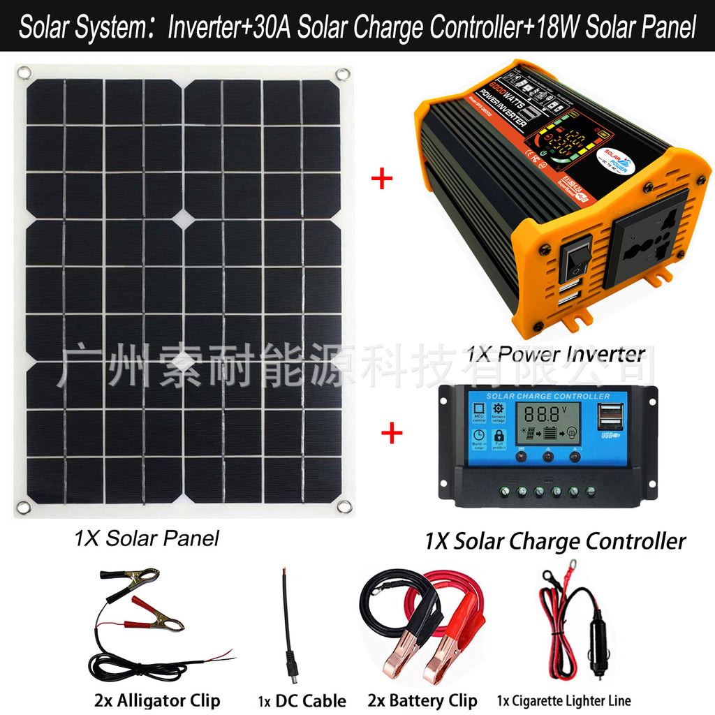 Automobile and Motorcycle Parts Car Inverter Power Supply500W Car Charger Adapter12V Turn110V/220V Vehicle Inverter