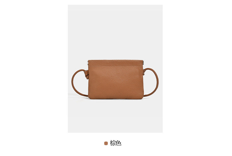 Genuine Leather Phone Bag for Women, Crossbody Small Bag, New Woven Pattern Vertical Style, Lightweight Mini Cowhide Walking Bag