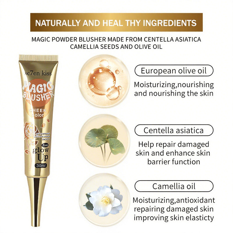 Philippines Olauty Magic Temperature-Sensitive Color-Changing Liquid Blush30ml Shimmer Smoky Eyeshadow Blush Cream Makeup