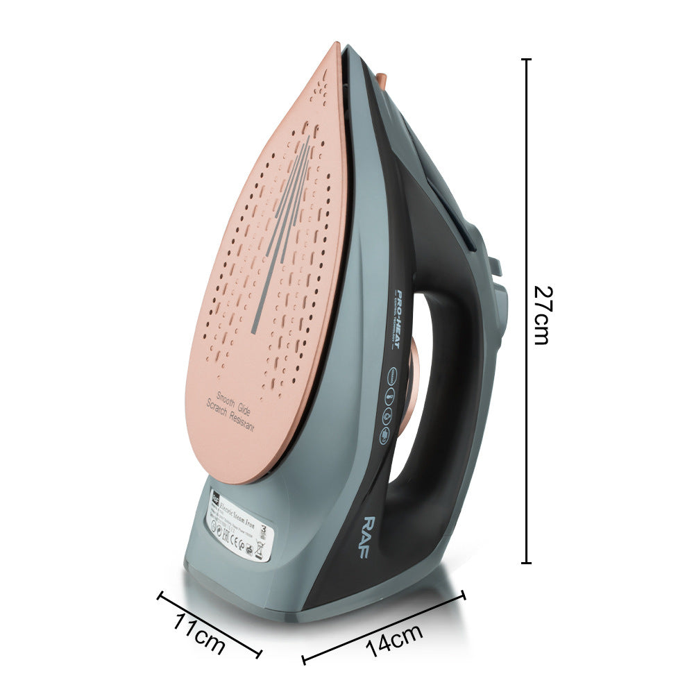 RAF European Standard Ceramic Handheld Electric Iron Household Small Portable Steam Iron Handheld Ironing Machine