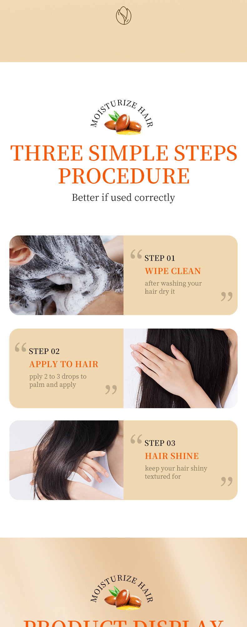 Nut Oil Hair Care Essential Oil80mlSADOER Smooth and Frizz-Reducing Conditioner  Wholesale