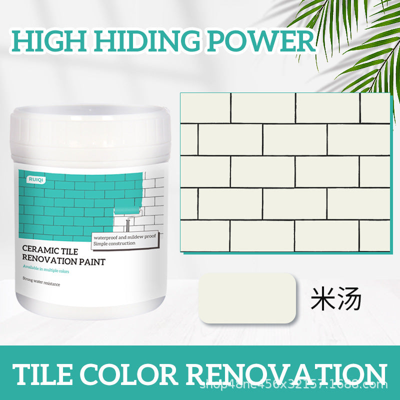 Tile Paint Bathroom Kitchen Floor Tiles Wall Tiles Marble Renovation Color Change Paint Wear-resistant Glass Color Change Paint