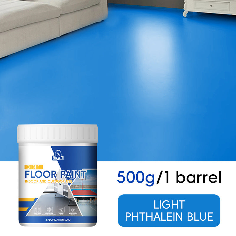 Home Floor Paint Three-in-One Epoxy Floor Paint Cement Floor Water-Based High Solid Wear-Resistant Resin Southeast Asia Environmental Protection