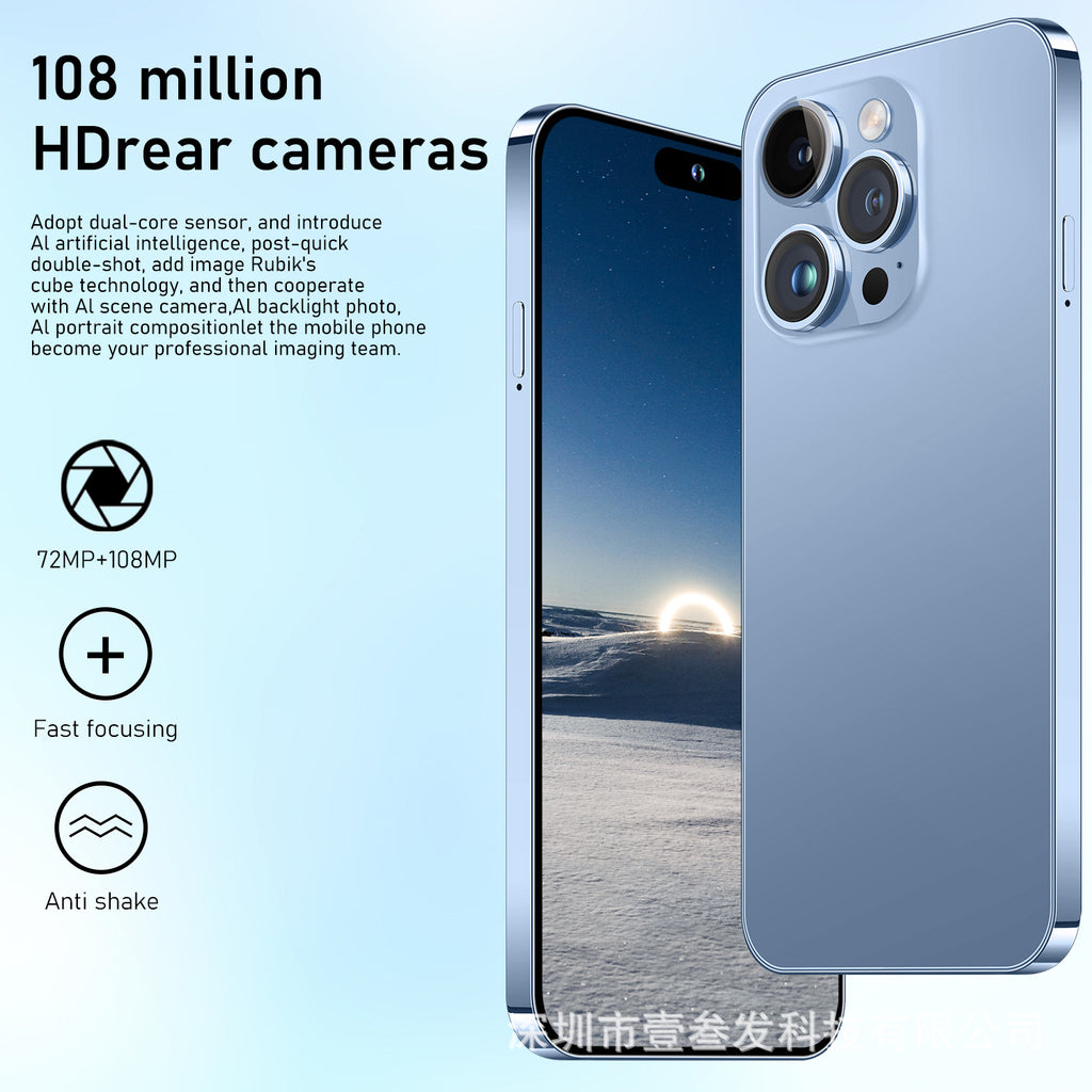 I15 ProMax Popular2+16 6.5Inch Smart Island Large Screen True4G Smart New Phone