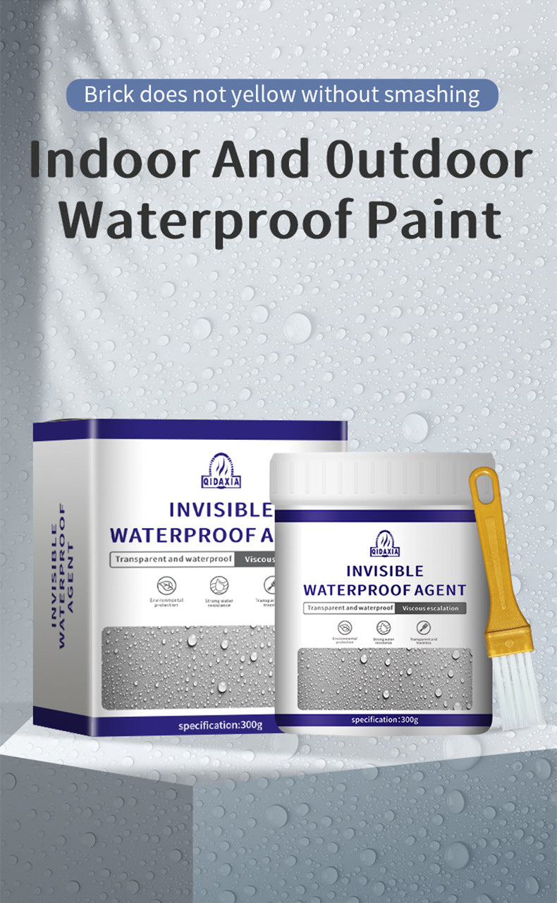 Nano Coating Roof Waterproof Glue Liquid Transparent Wall Water Infiltration Moisture Proof Toilet Transparent Waterproof Coating