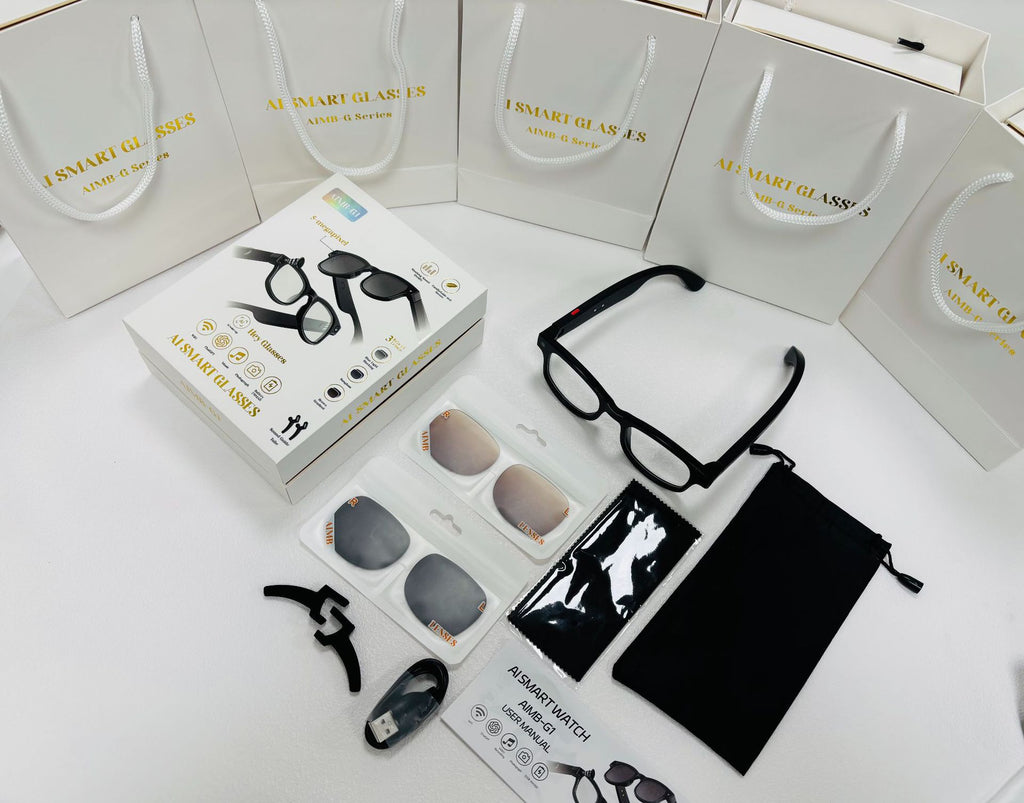 G1Smart Glasses80010000 Pixel Camera Local Storage Audio and Video Recording Function Free Ai Real-Time Translation