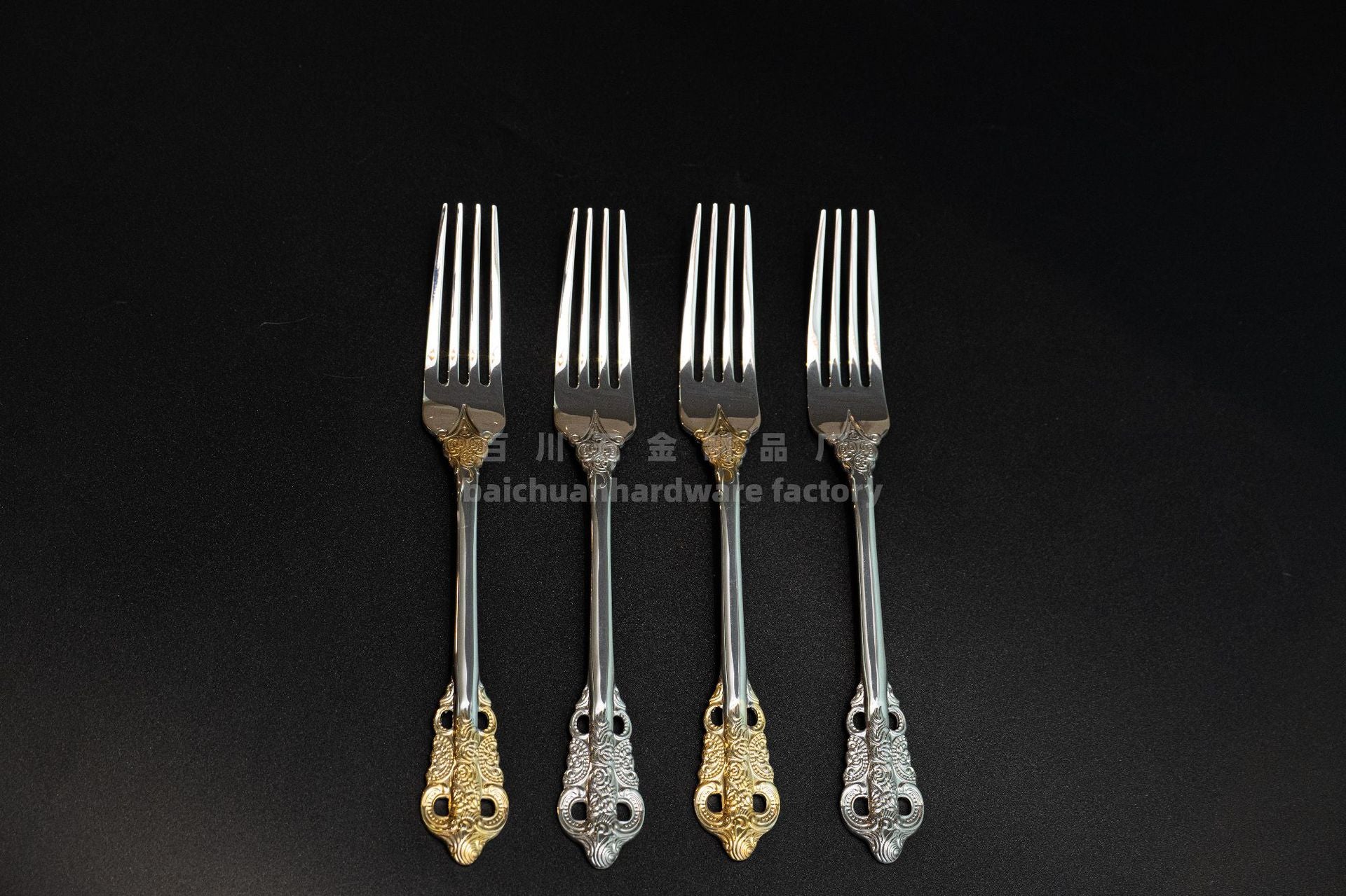 Court316Stainless Steel Tableware Cake Fruit Fork Home Hotel Dessert Fork Western Food Gift Wholesale