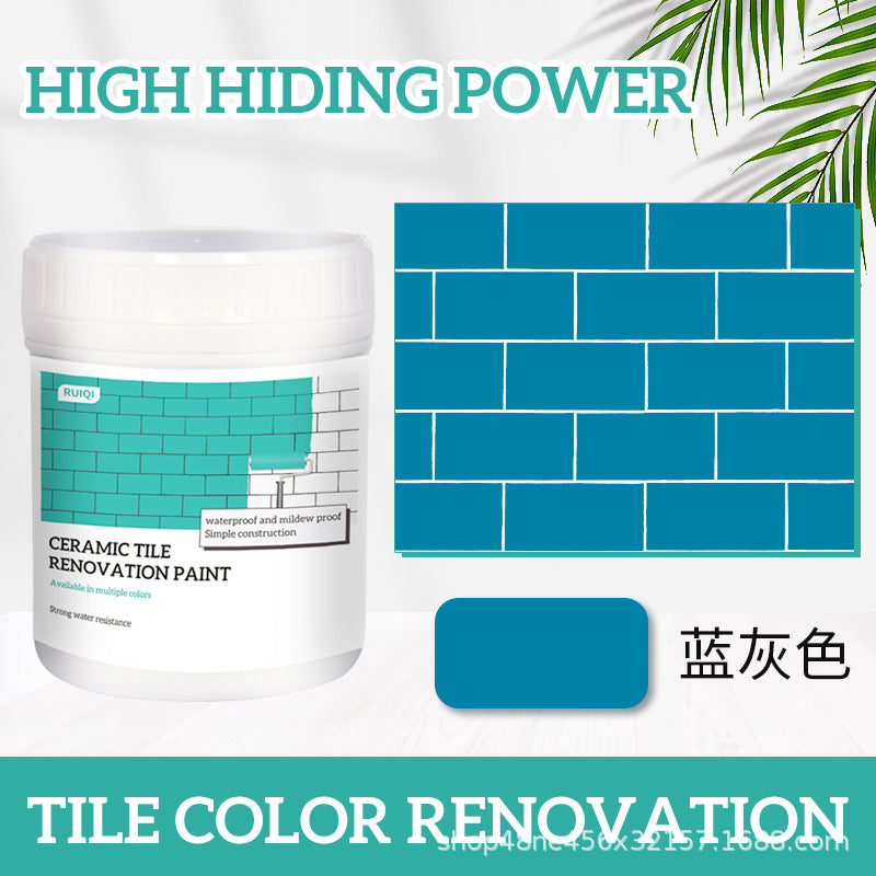 Tile Paint Bathroom Kitchen Floor Tiles Wall Tiles Marble Renovation Color Change Paint Wear-resistant Glass Color Change Paint