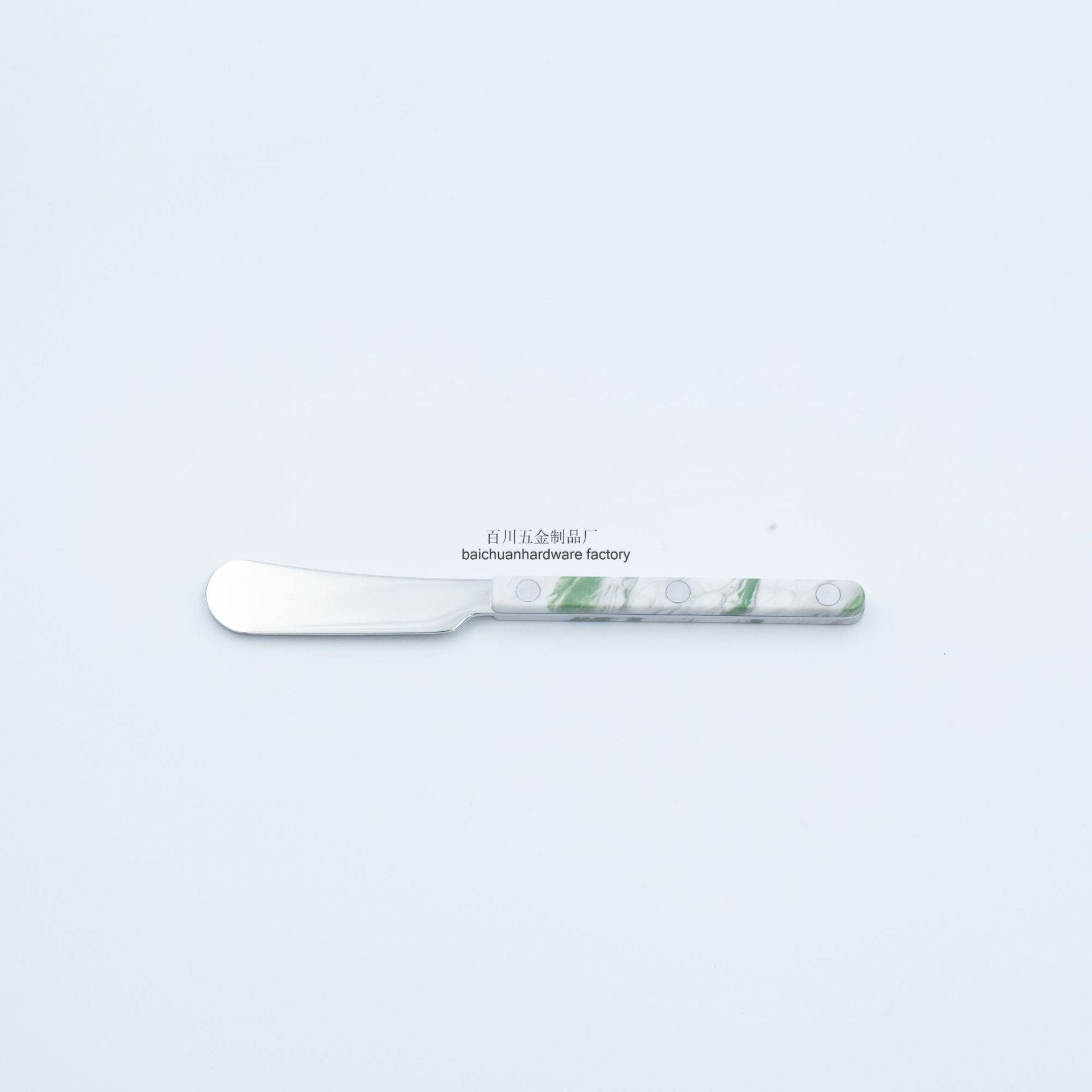 Marble Handle Western Tableware Set ABS Butter Fork Spoon Clip Handle Cheese Knife Dessert Chopsticks Spoon Fork