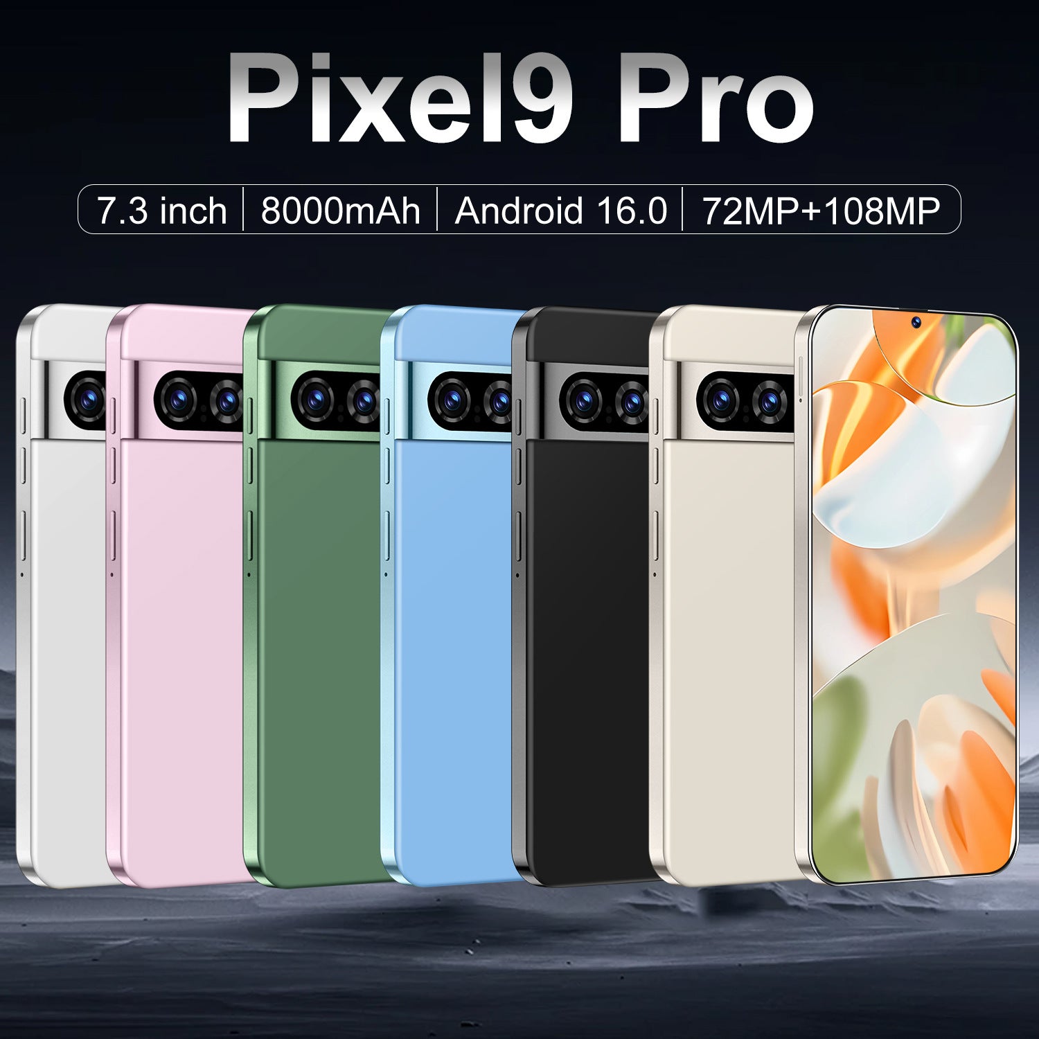 Hot-Selling Smartphones Pixel9 Pro Factory in stock7.3Inch16G+1T All-in-One Machine