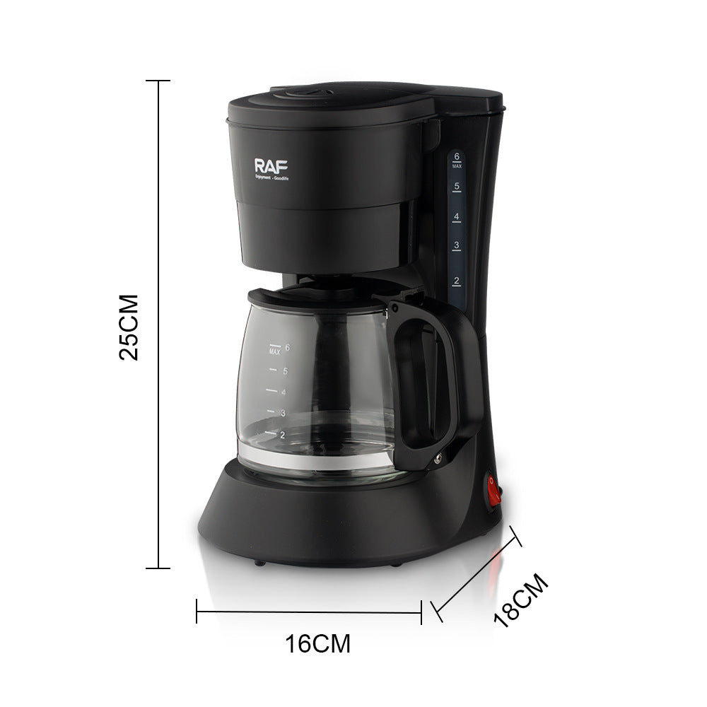 European Standard Drip Coffee Maker Household Fully Automatic Coffee Pot Drip Filter Insulation American Tea Office Tea Maker
