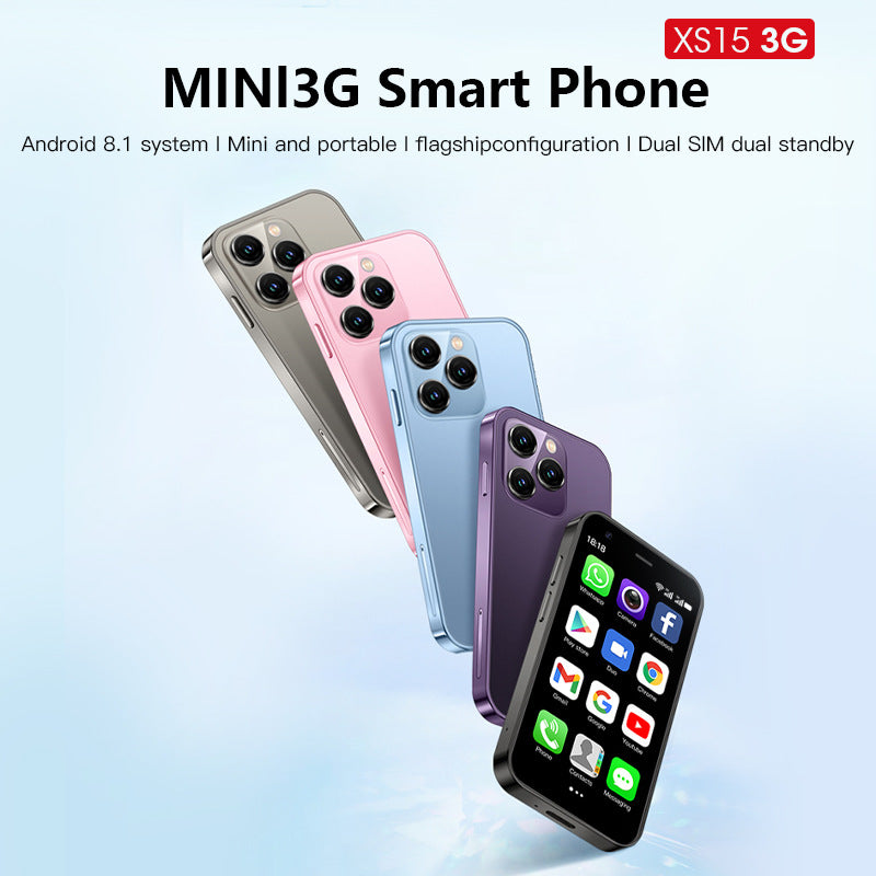 Specially designed for mobile phones XS15Smartphone Dual SIM Mini2+16G Android3G Small Mobile Phone Wholesale