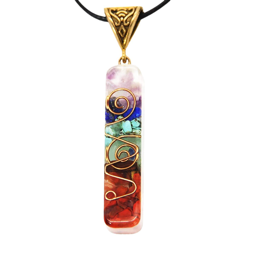 Couple Necklace Natural Crystal Stone Necklace Set for Men Versatile High-End Resin Crystal Pendant Set