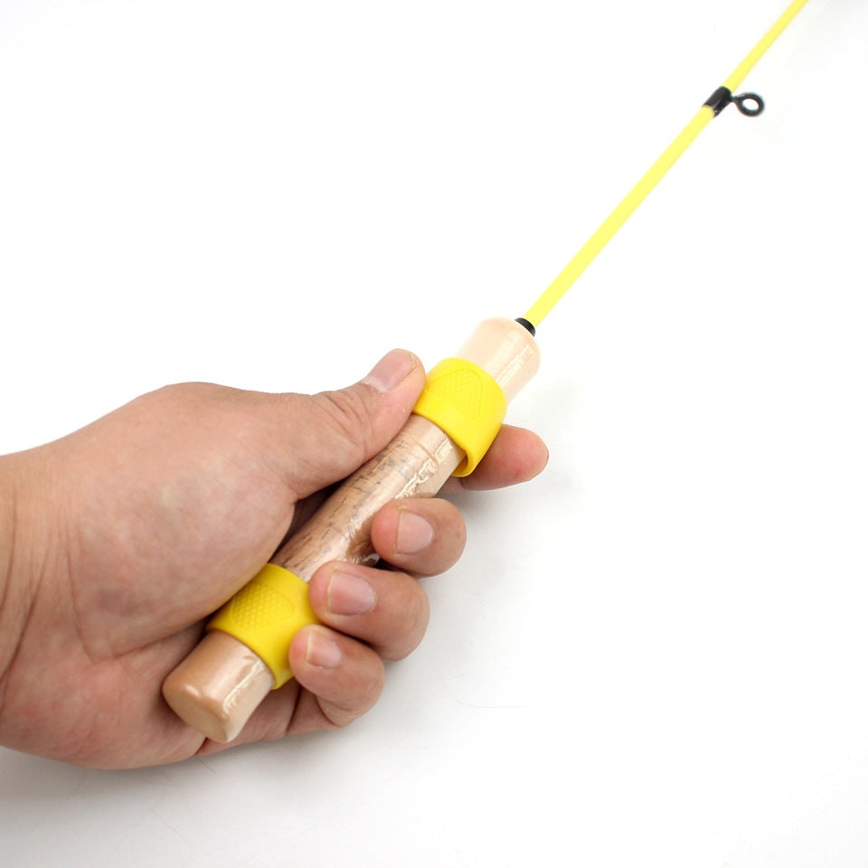 Winter Fishing Rod55cm2Portable Ice Fishing Rod with Flat Tip, Softer and More Sensitive for Ice Fishing and Raft Fishing