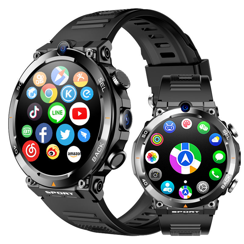 H10Smart Watch5G Full Netcom SIM Card Google Store Support APP Download Dual Camera Video Call