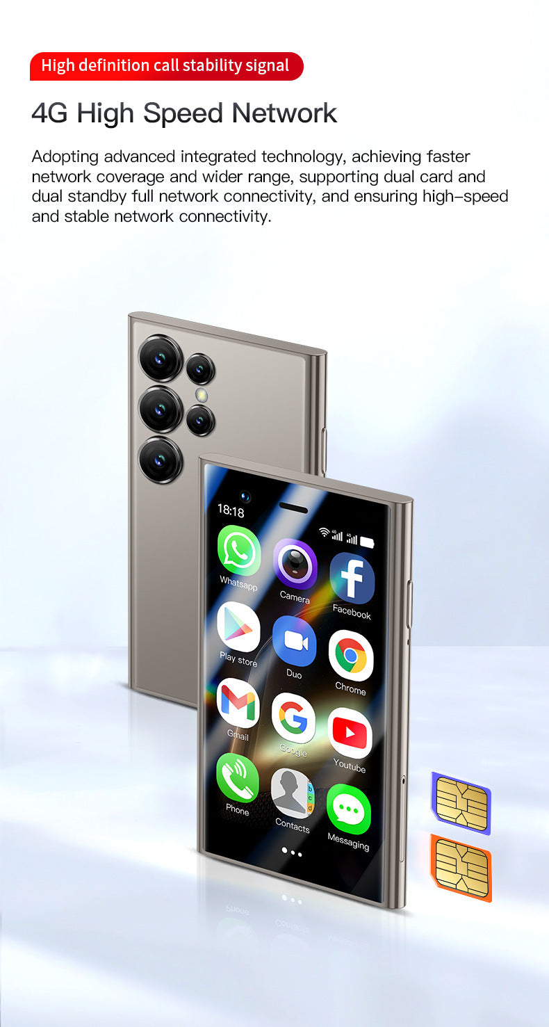 S24promax Mini Smartphone Full Network Compatible4G Ultra-small Pocket Android Quad-core