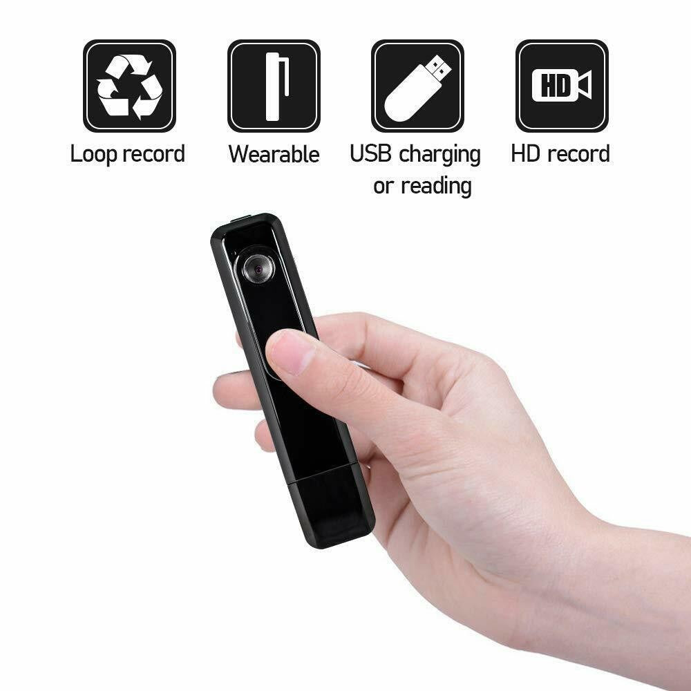 Camera Back Clip HD Wide Angle Direct Recording1080p Portable outdoor cycling recorder HD Camera
