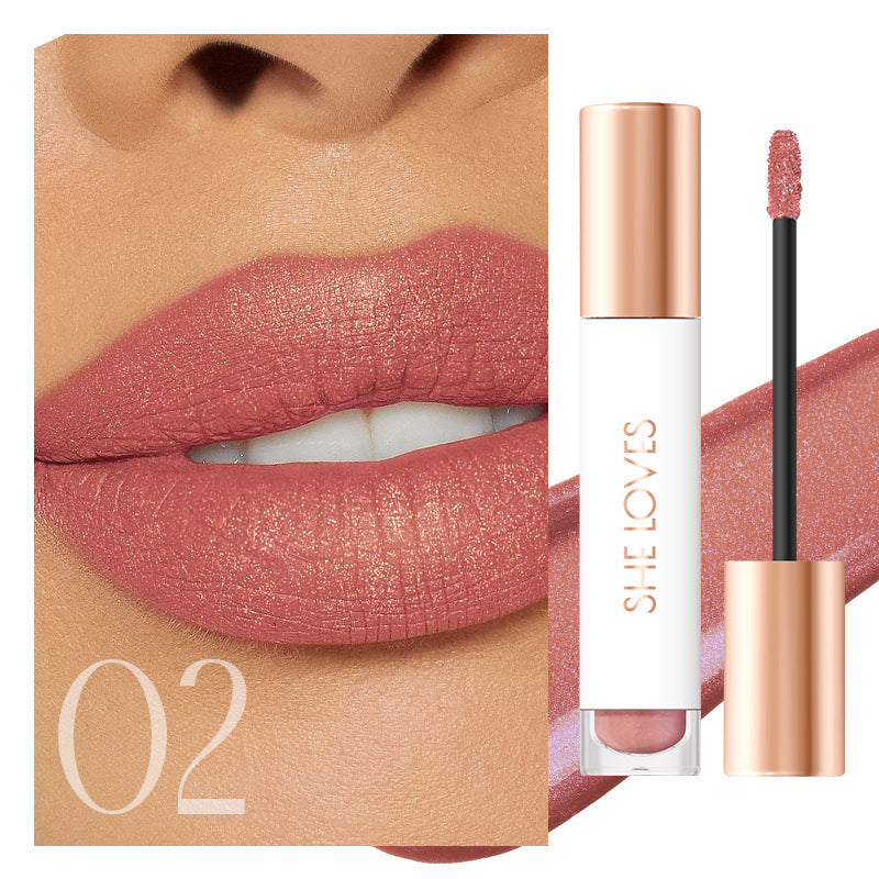 SHELOVES Diamond Fine Shimmer Matte Liquid Lipstick LiquidLipstick Wholesale Lip Gloss