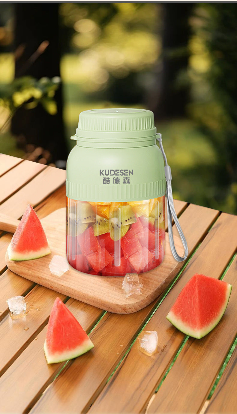 Portable Juicer32Blade Knife1300ml Juicing Bucket Multi-Functional Ice Crushing Large Capacity Household Juicing Cup